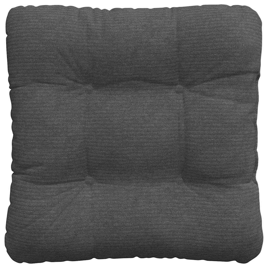 vidaXL Μαξιλάρια καθισμάτων 4 pcs Σκούρο Γκρι 45 x 45 cm