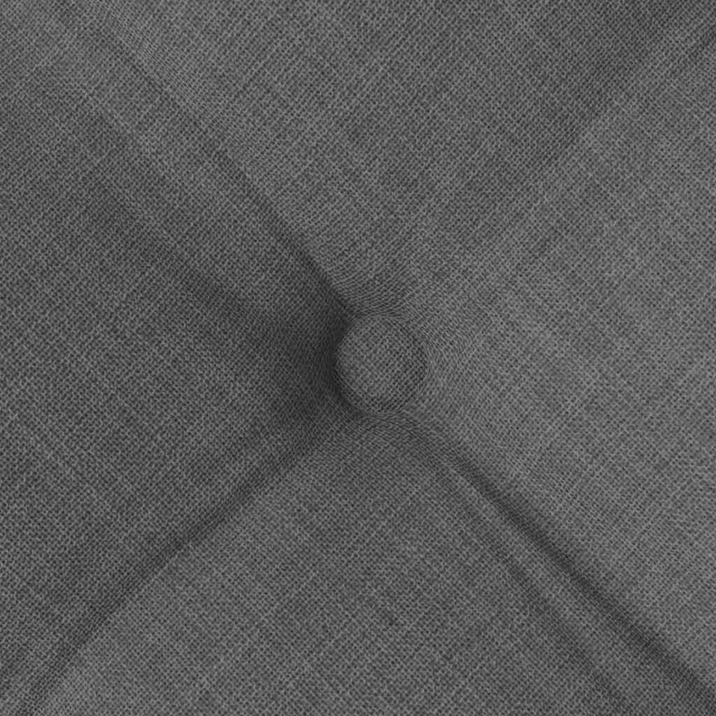 vidaXL Μαξιλάρια καθισμάτων 2 pcs Σκούρο Γκρι 40 x 40 x 6 cm ύφασμα