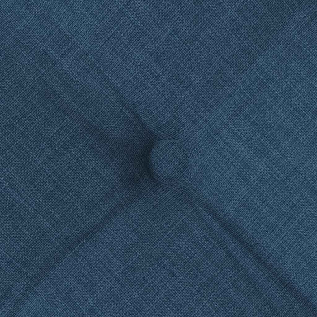vidaXL Μαξιλάρια καθισμάτων 2 pcs Μπλε 40 x 40 x 6 cm ύφασμα
