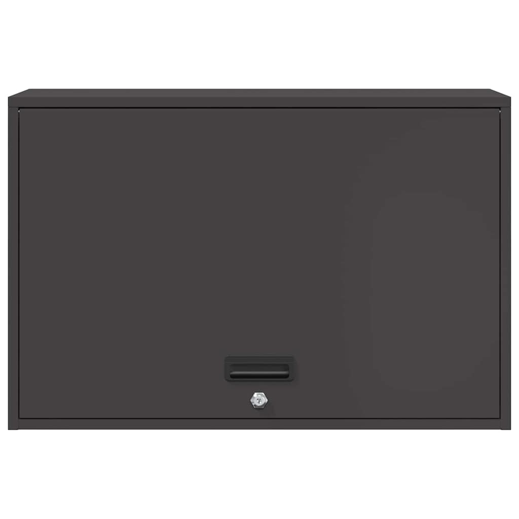 vidaXL Ντουλάπι τοίχου για γκαράζ Μαύρο 80 x 40 x 53 εκ