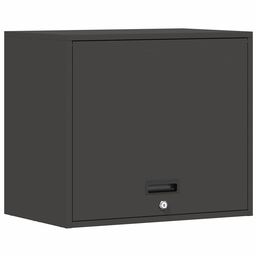 vidaXL Ντουλάπι τοίχου για γκαράζ Μαύρο 60 x 40 x 53 εκ