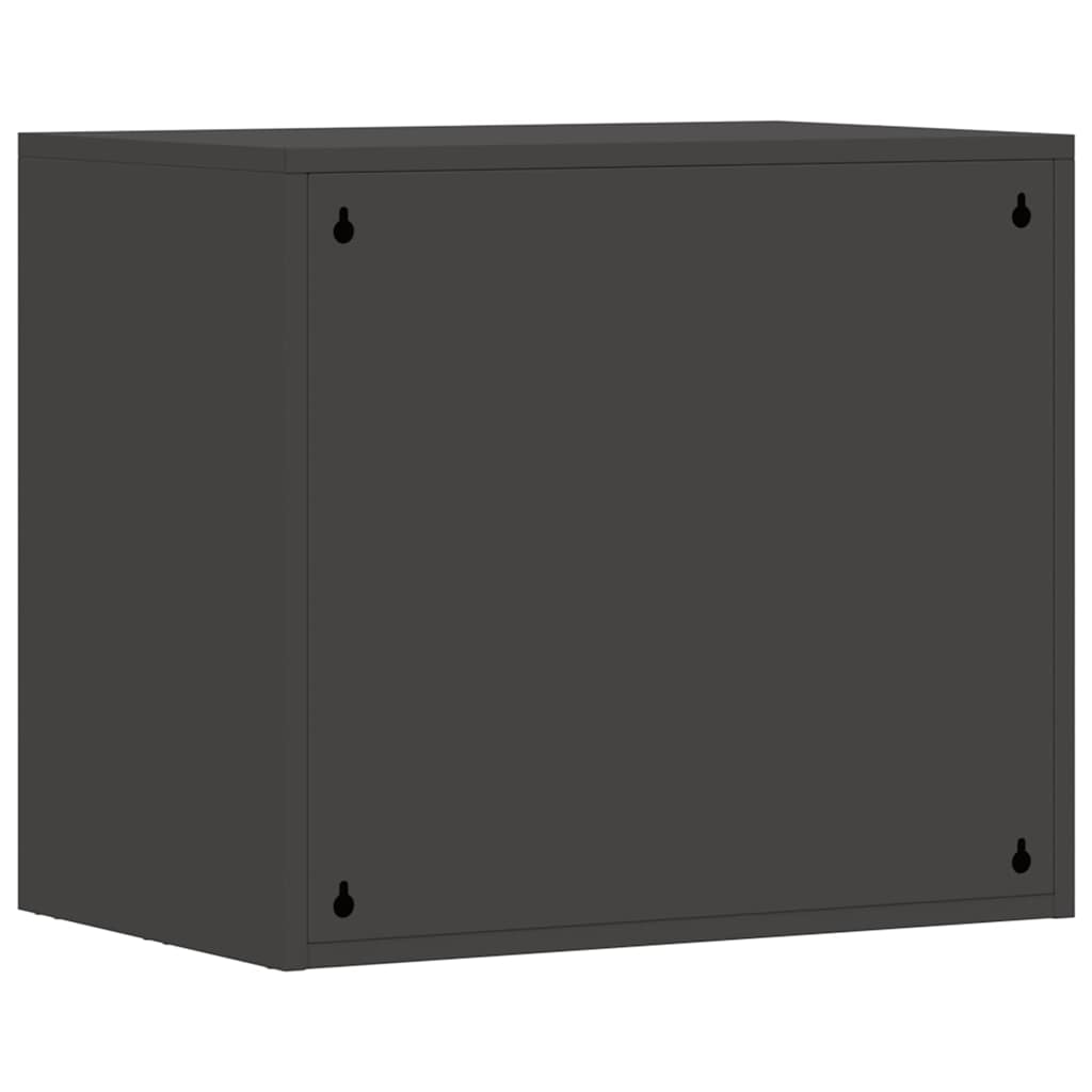 vidaXL Ντουλάπι τοίχου για γκαράζ Μαύρο 60 x 40 x 53 εκ