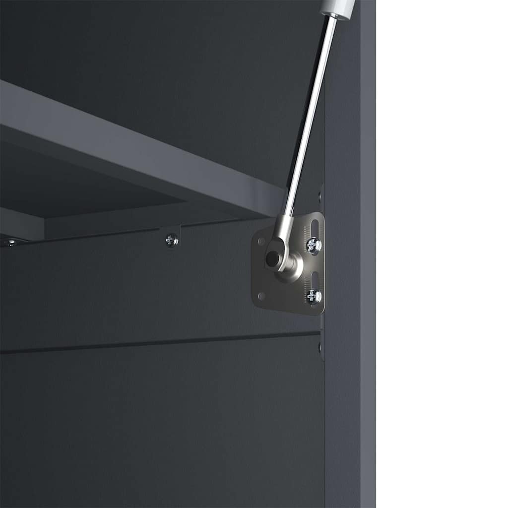 vidaXL Ντουλάπι τοίχου για γκαράζ Ανθρακί 60 x 40 x 53 εκ