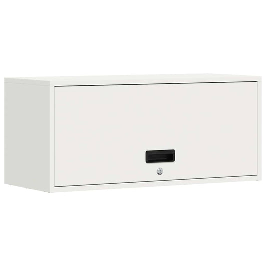 vidaXL Ντουλάπι τοίχου για γκαράζ Λευκό 80 x 33 x 35 εκ