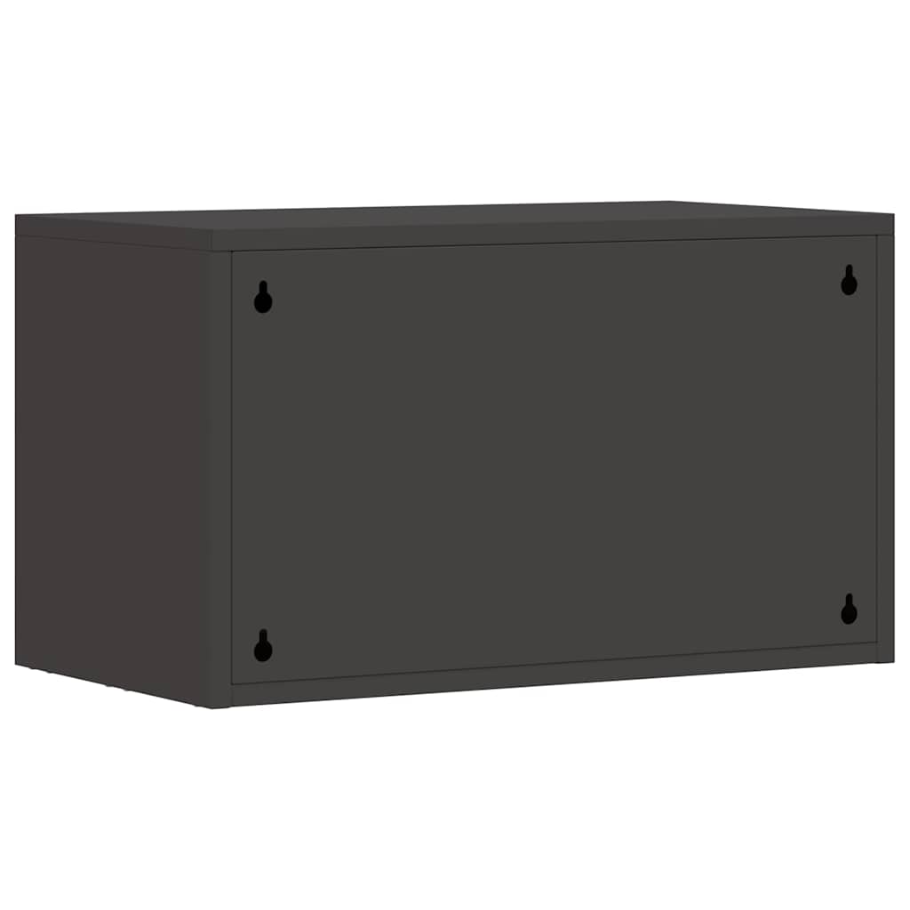 vidaXL Ντουλάπι τοίχου για γκαράζ Μαύρο 60 x 33 x 35 εκ