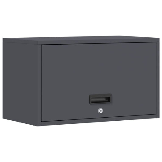 vidaXL Ντουλάπι τοίχου για γκαράζ Ανθρακί 60 x 33 x 35 εκ