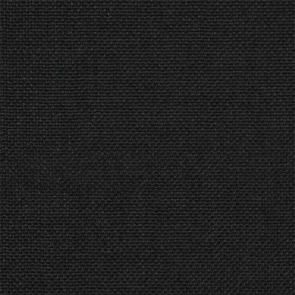 vidaXL Σκελετός Κρεβατιού με Επενδεδυμένο Κεφαλάρι Μαύρο 135 x 190 cm