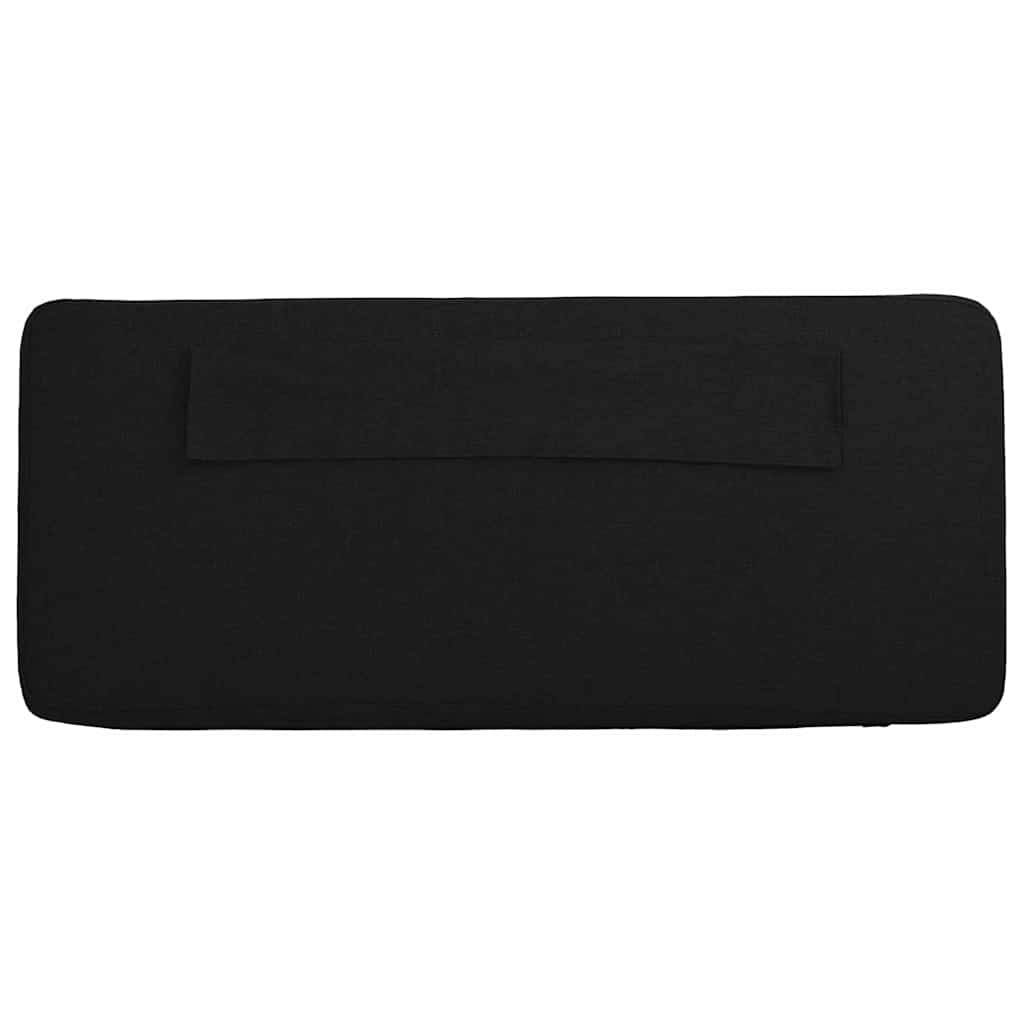 vidaXL Ταπετσαρισμένο κεφαλάρι με κεφαλάρι Καφέ και Μαύρο 100 cm