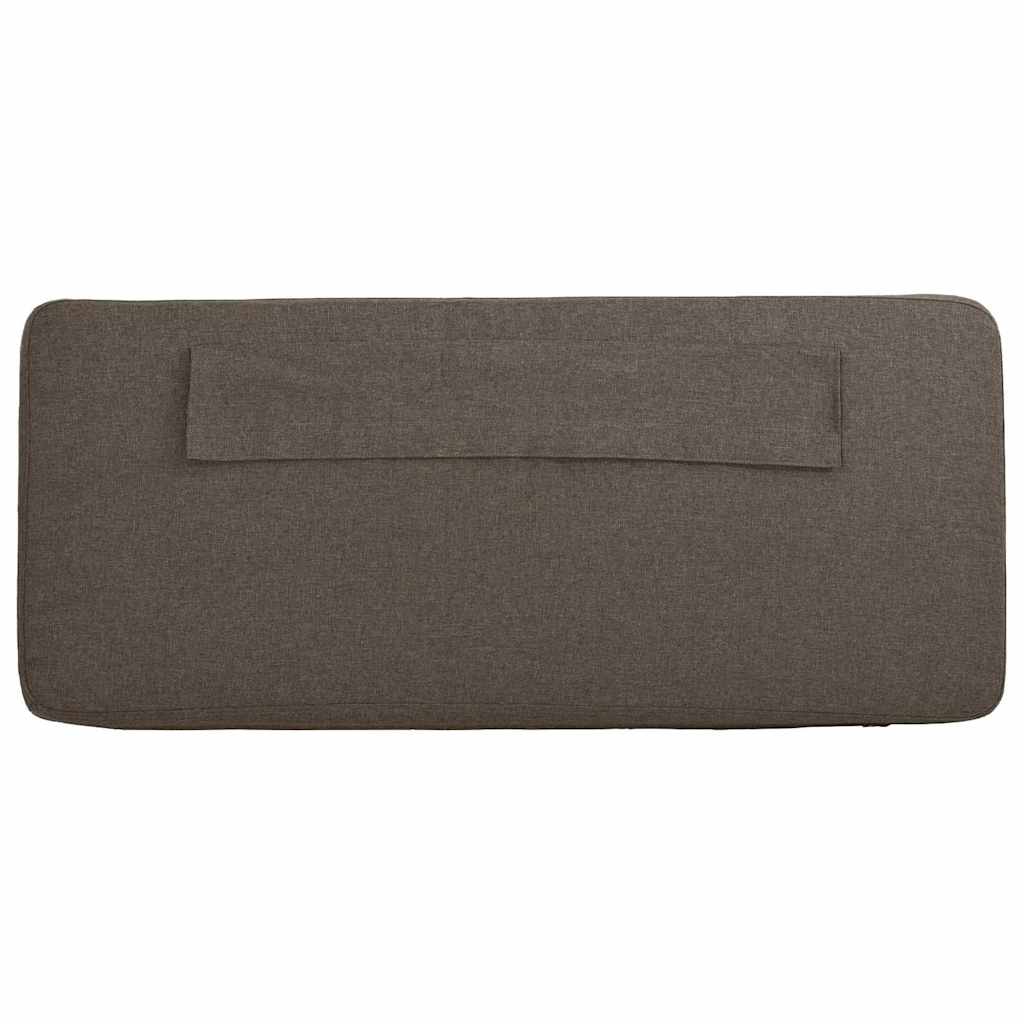 vidaXL Ταπετσαρισμένο κεφαλάρι με κεφαλάρι Καφέ και Ταπεί 80 cm