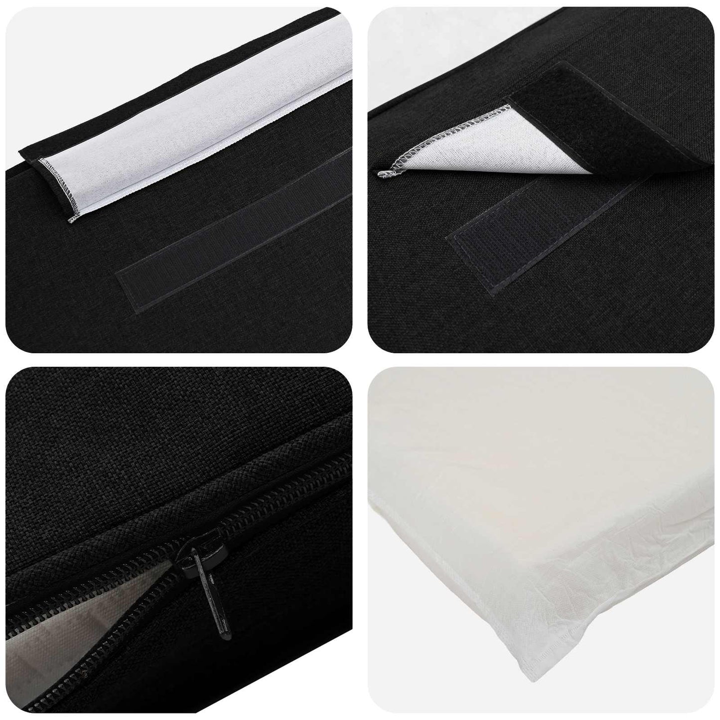 vidaXL Ταπετσαρισμένο κεφαλάρι με κεφαλάρι Καφέ και Μαύρο 180 cm