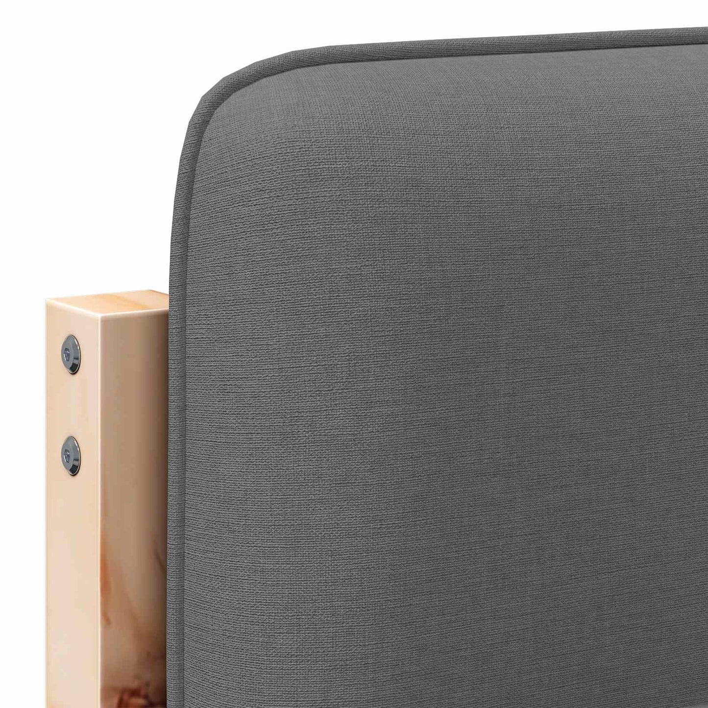 vidaXL Ταπετσαρισμένο κεφαλάρι Καφέ και Ανοιχτό Γκρι 160 cm