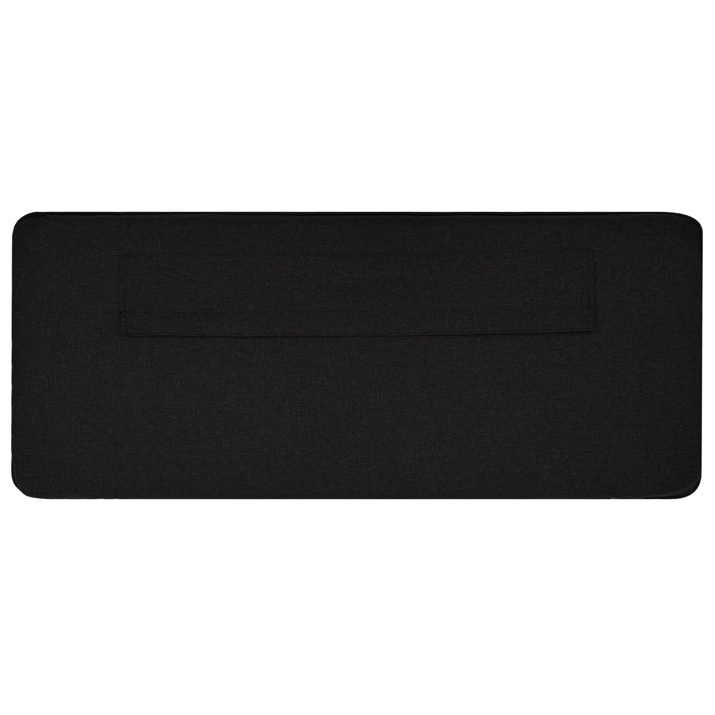 vidaXL Ταπετσαρισμένο κεφαλάρι με κεφαλάρι Καφέ και Μαύρο 160 cm