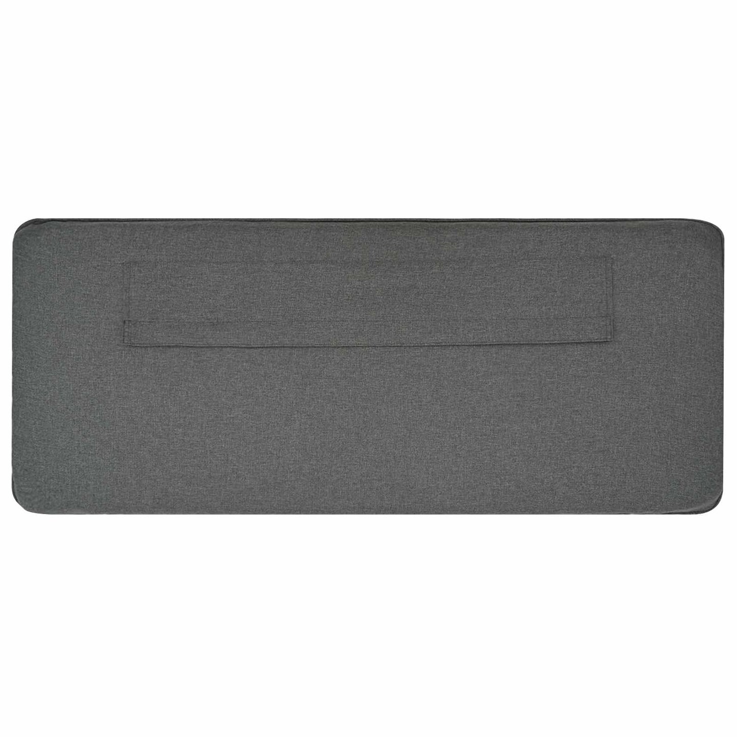 vidaXL Ταπετσαρισμένο κεφαλάρι Καφέ και Ανοιχτό Γκρι 150 cm