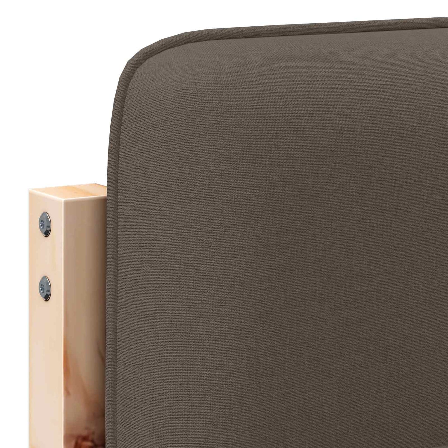 vidaXL Ταπετσαρισμένο κεφαλάρι με κεφαλάρι Καφέ και Ταπεί 140 cm