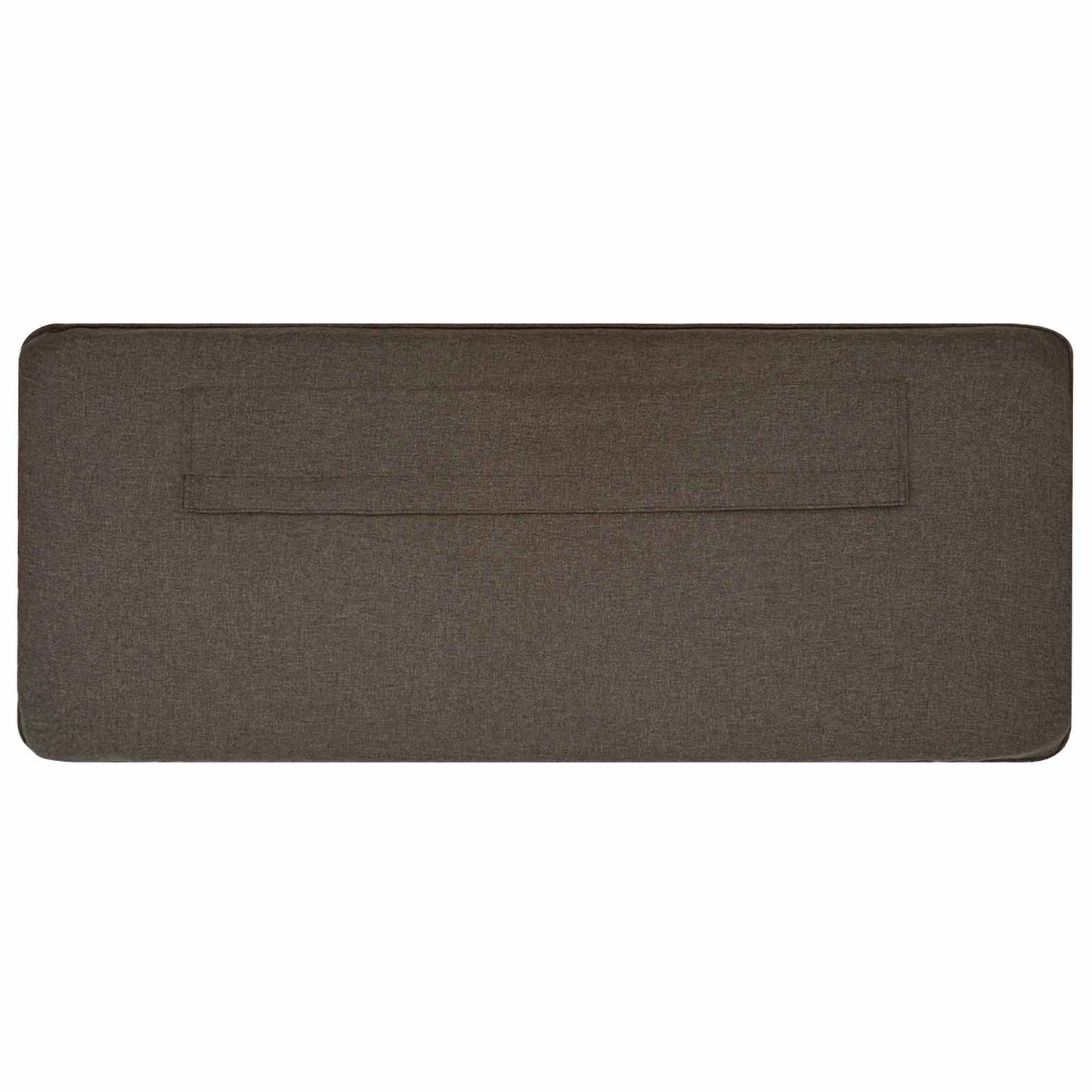 vidaXL Ταπετσαρισμένο κεφαλάρι με κεφαλάρι Καφέ και Ταπεί 120 cm