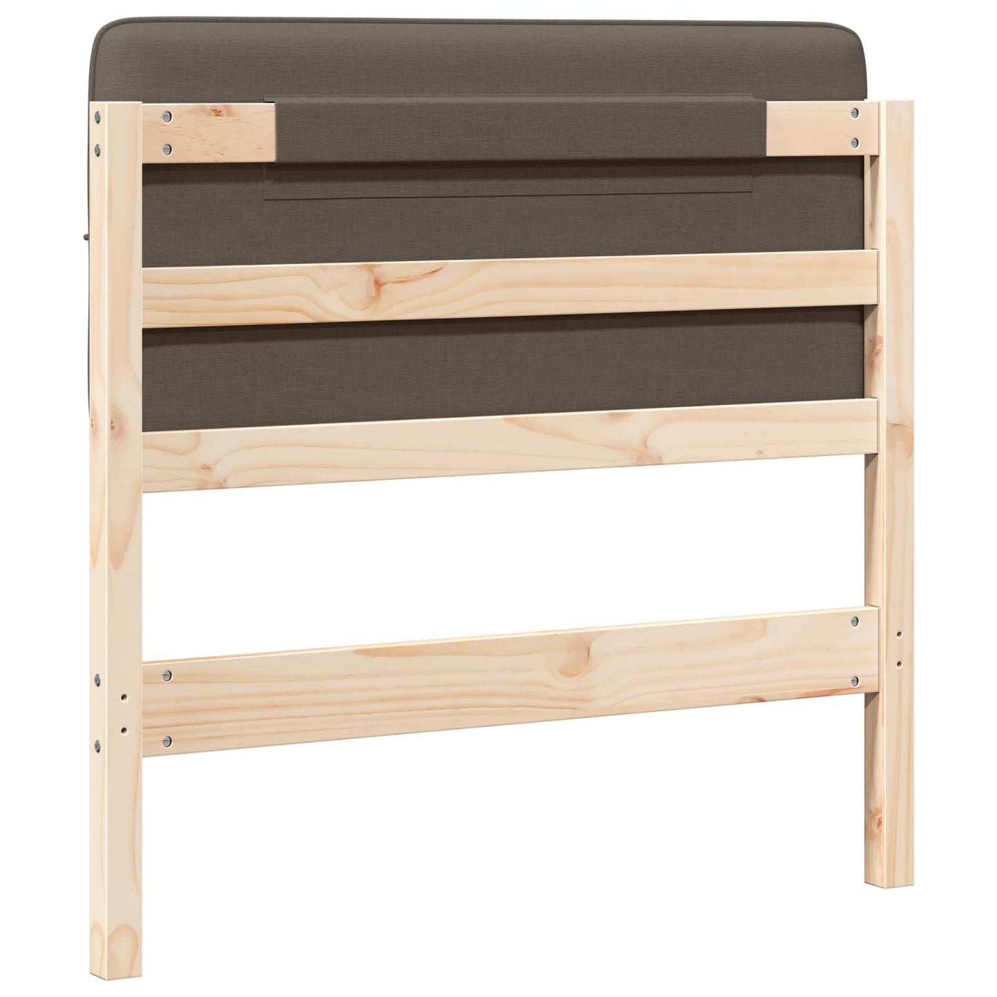 vidaXL Ταπετσαρισμένο κεφαλάρι με κεφαλάρι Καφέ και Ταπεί 100 cm