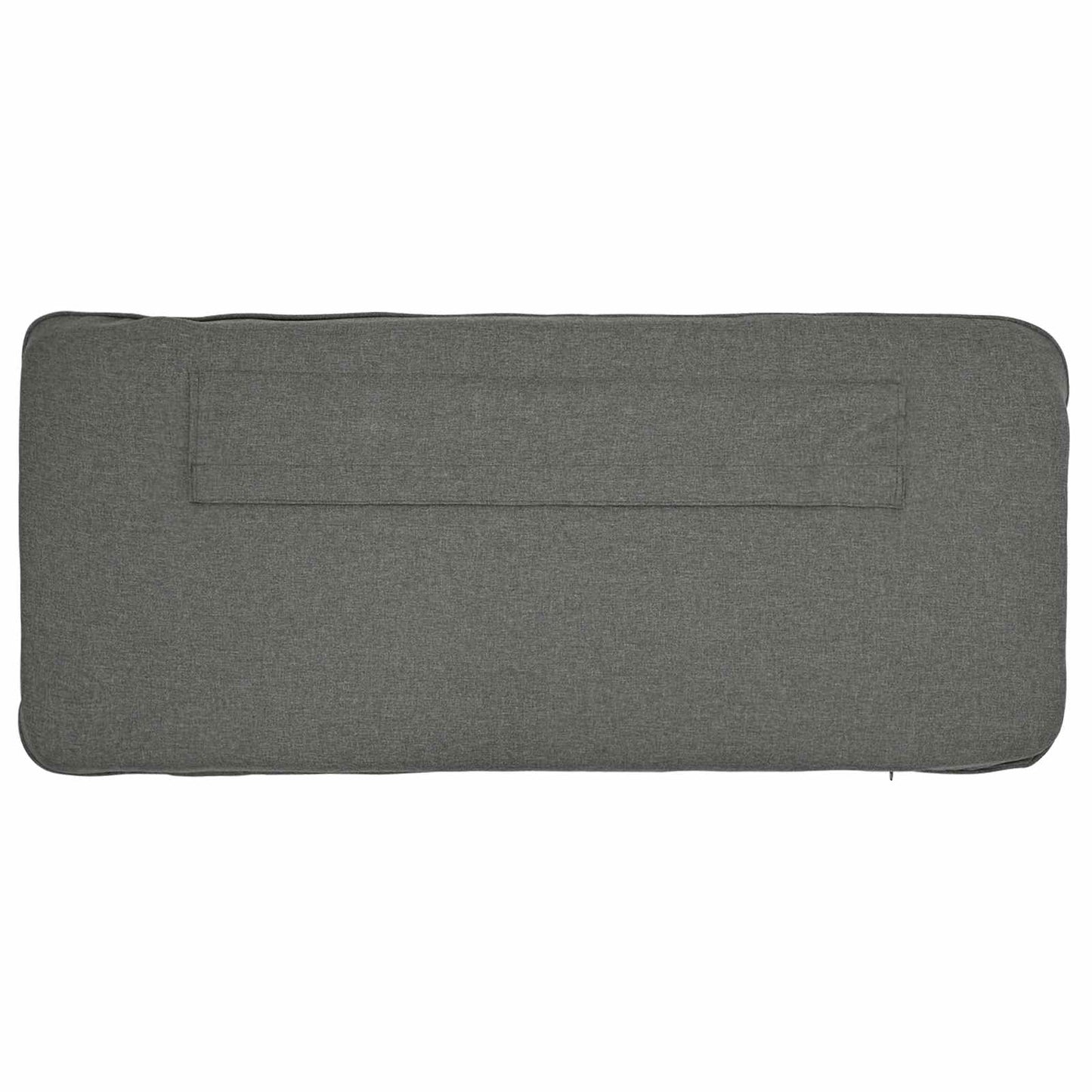 vidaXL Ταπετσαρισμένο κεφαλάρι Καφέ και Ανοιχτό Γκρι 160 cm