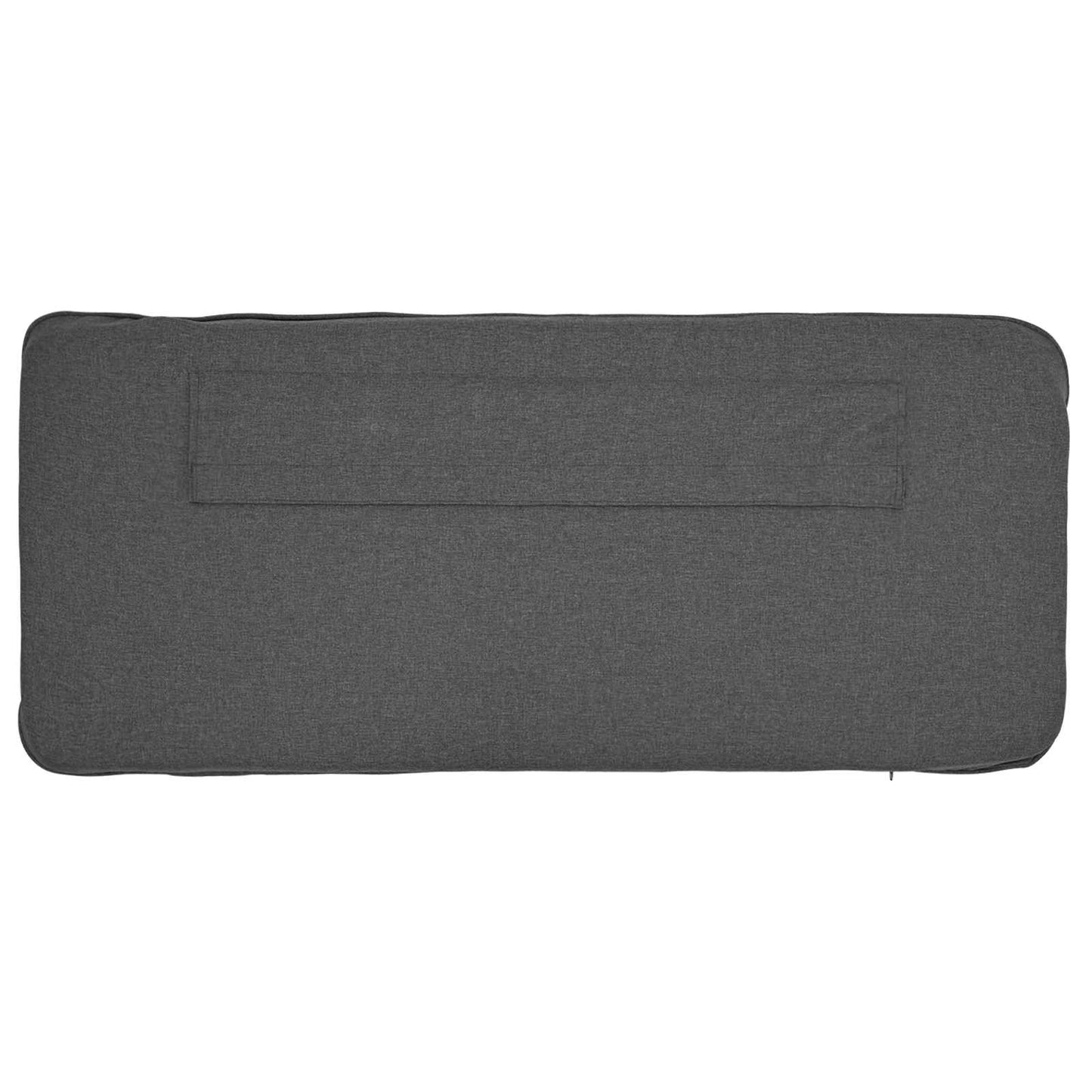 vidaXL Ταπετσαρισμένο κεφαλάρι με κεφαλάρι Καφέ και Σκούρο Γκρι 150 cm