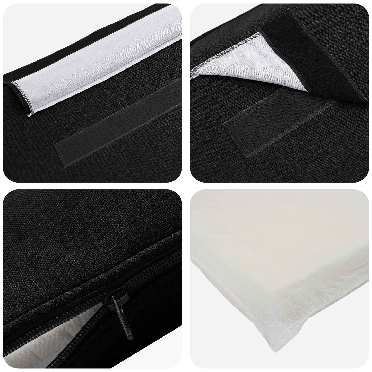 vidaXL Ταπετσαρισμένο κεφαλάρι με κεφαλάρι Καφέ και Μαύρο 120 cm