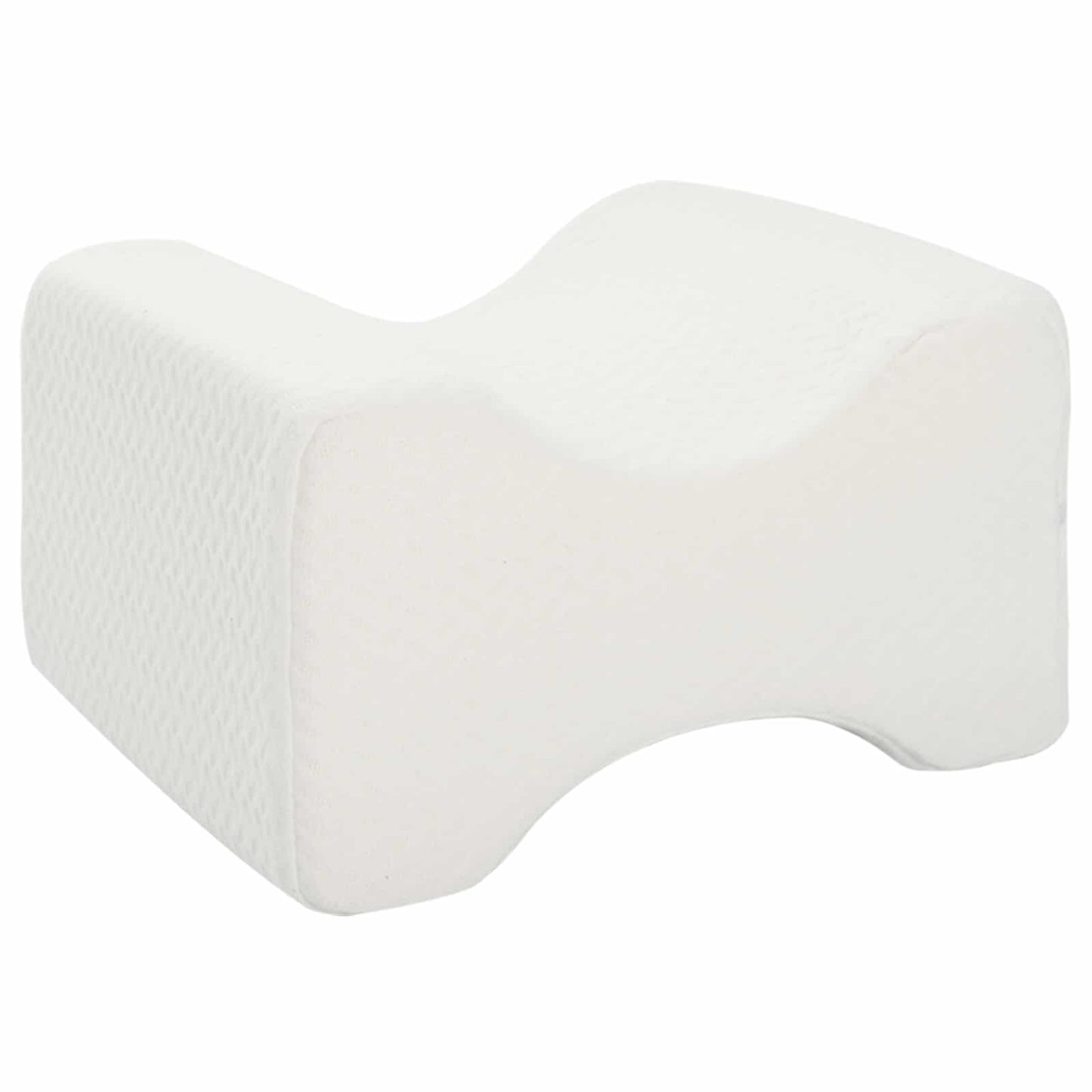 vidaXL Knee Pillow Λευκός Αφρός μνήμης και Πολυεστέρας