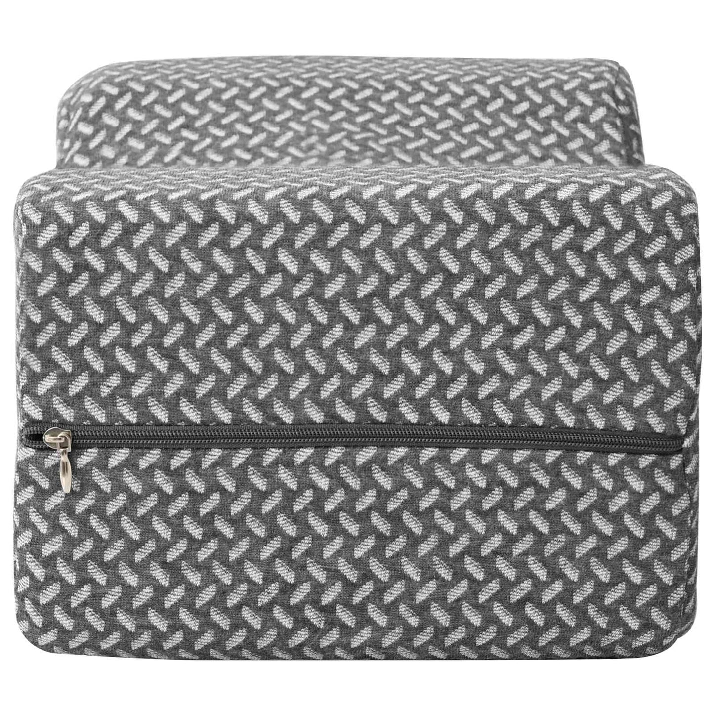 vidaXL Μαξιλάρι Γονάτου Μονόχρωμο Γκρι 26 x 21,5 x 15 εκ. Αφρός Μνήμης