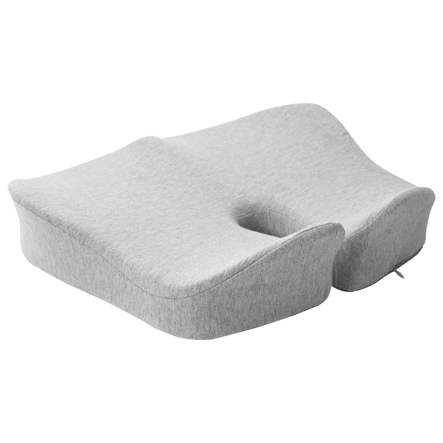 vidaXL Μαξιλάρια Καθίσματος Ανοιχτό γκρι 50 x 43 x 10 εκ Αφρός Μνήμης