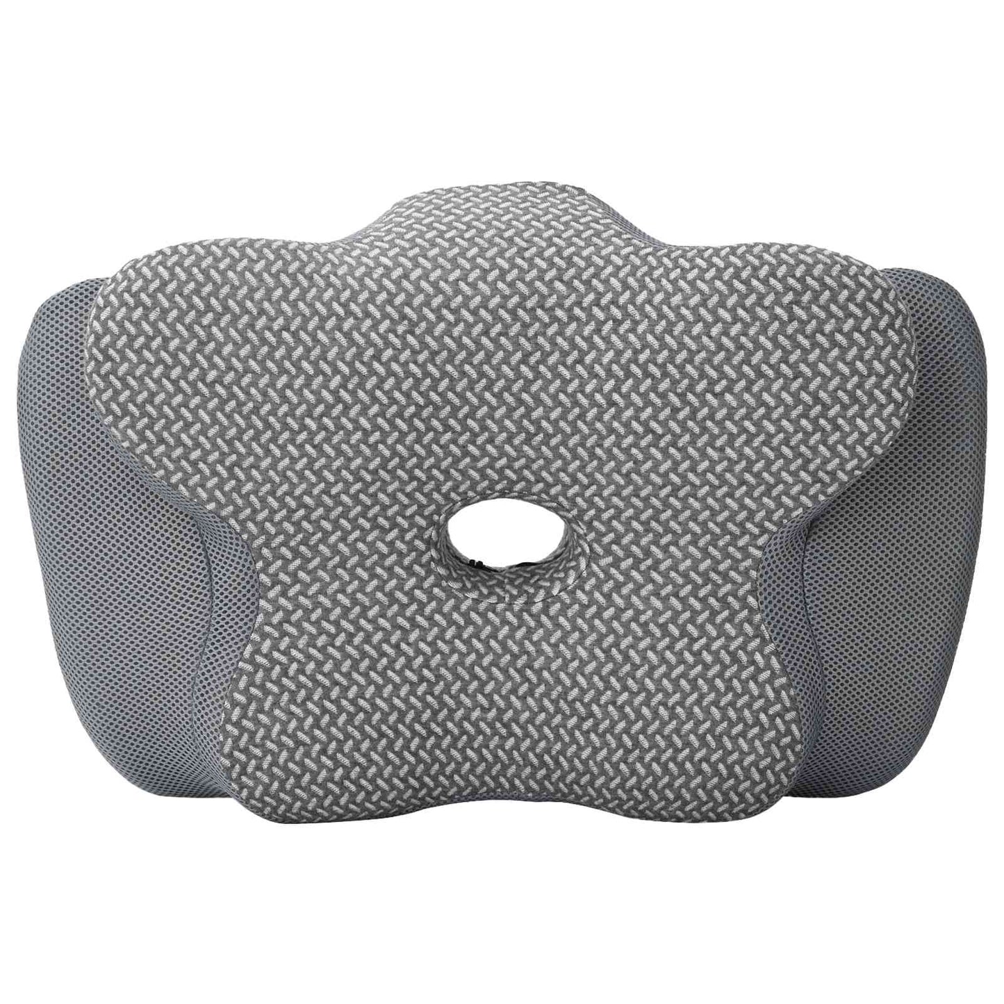 vidaXL Μαξιλάρι λαιμού Γκρι Αφρός Μνήμης 58 x 38 x 12 εκ