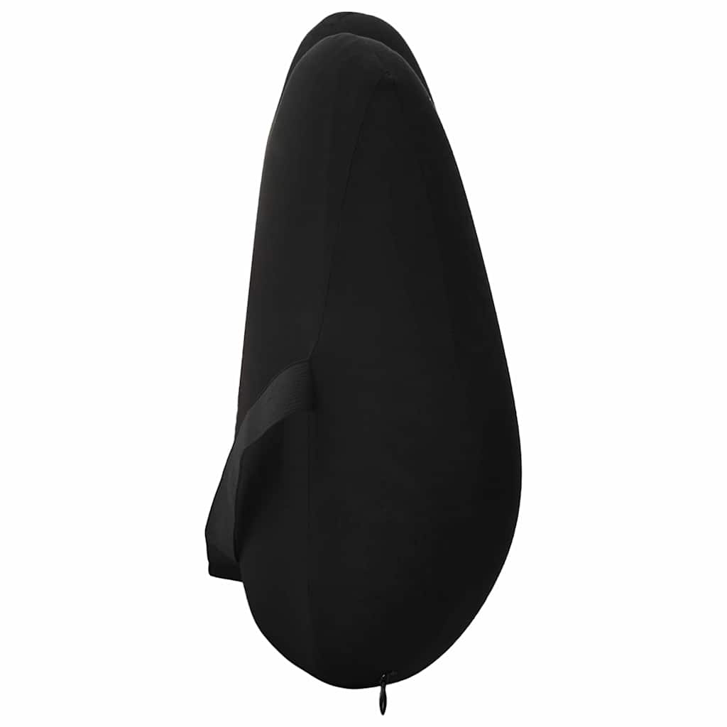 vidaXL Μαξιλάρι πλάτης Μαύρο Αφρός Μνήμης 40 x 32 x 13 εκ