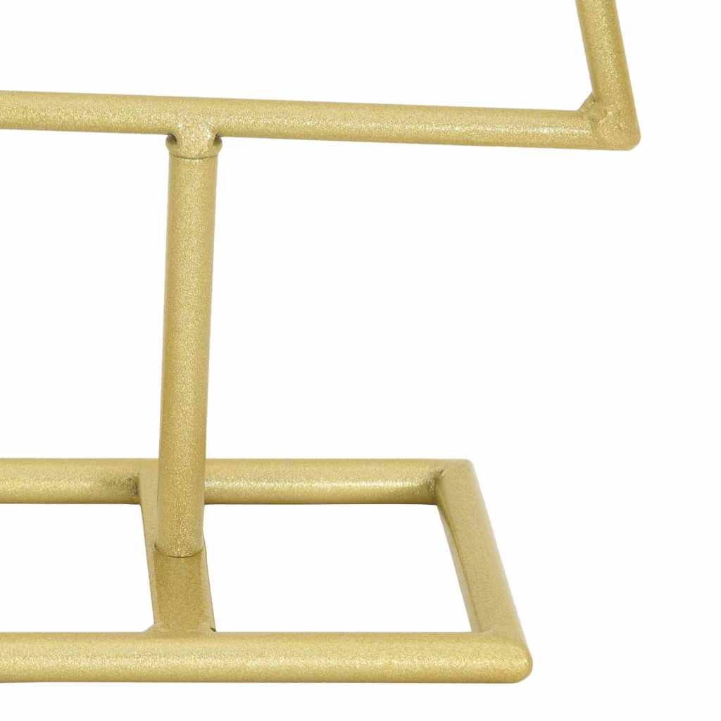 vidaXL Μεταλλικό χριστουγεννιάτικο δέντρο με βάση Χρυσό 60 cm