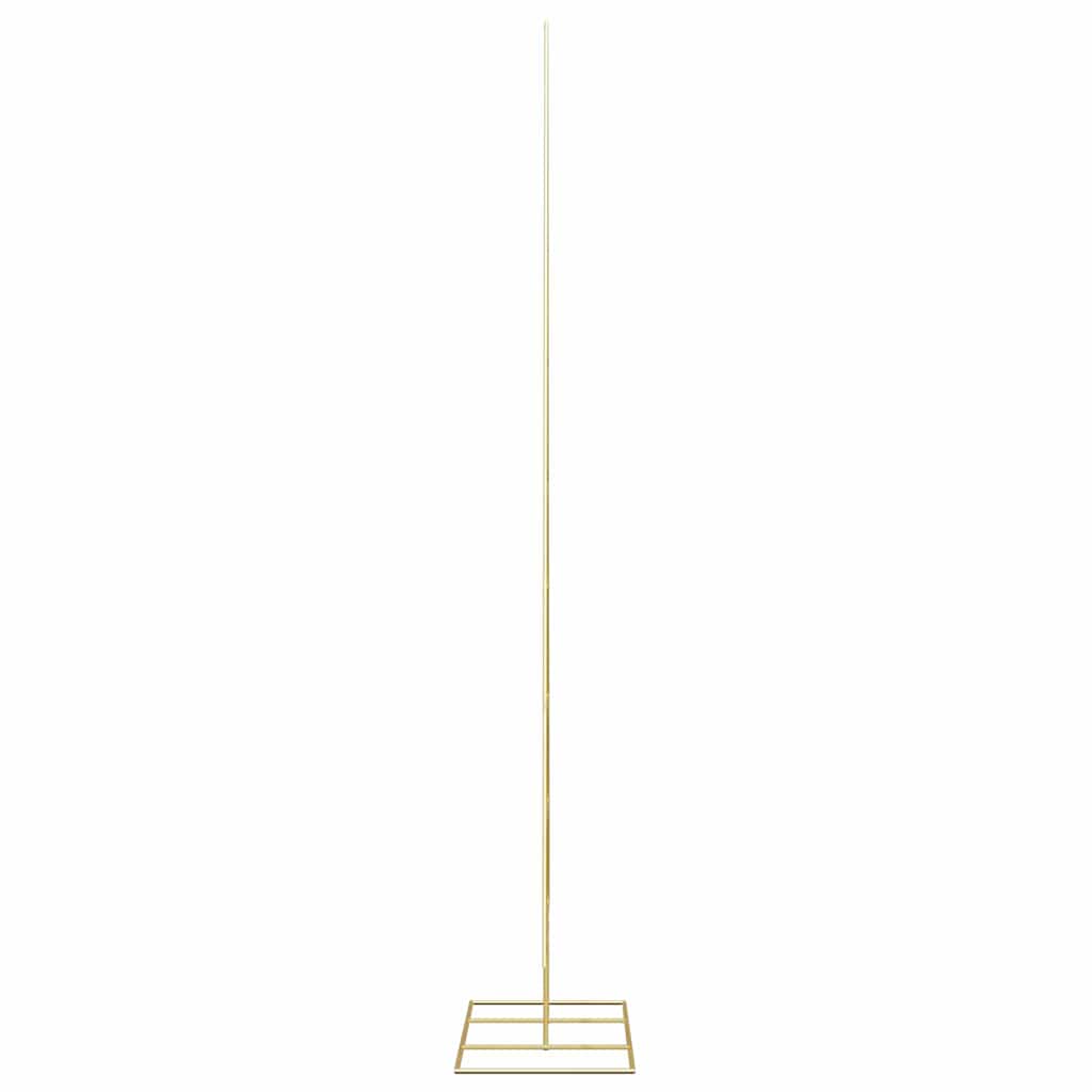 vidaXL Μεταλλικό χριστουγεννιάτικο δέντρο με βάση Χρυσό 210 cm