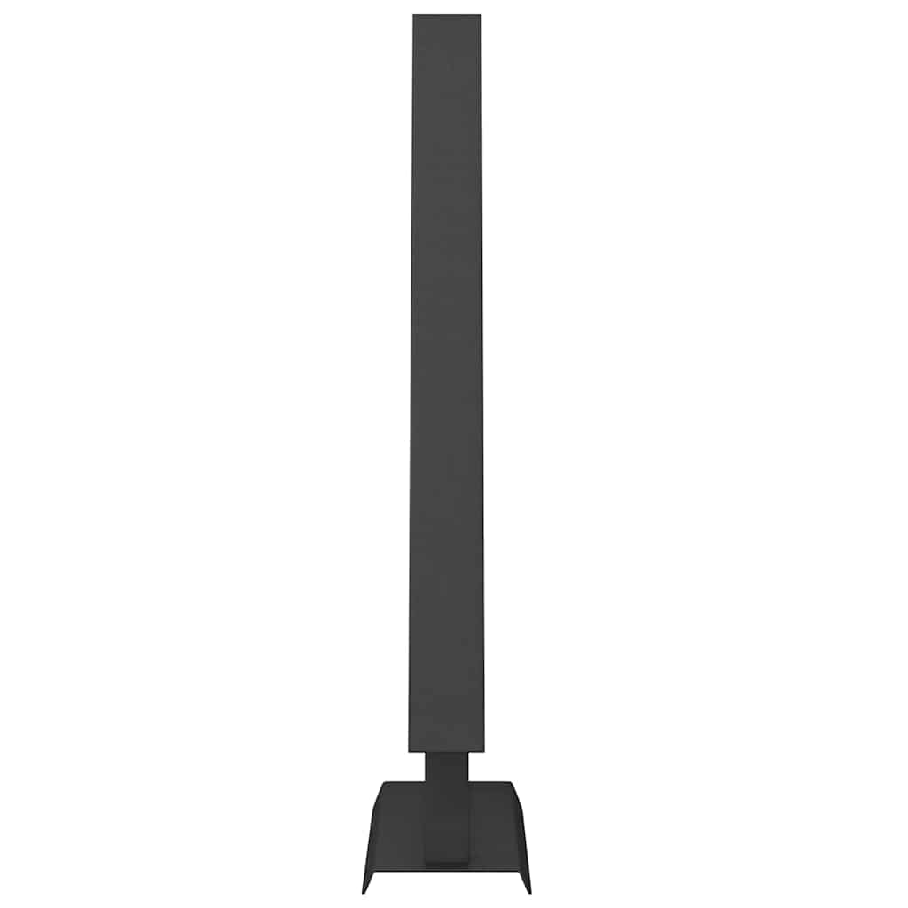 vidaXL Μεταλλικό χριστουγεννιάτικο δέντρο με βάση Μαύρο 60 cm Ατσάλι