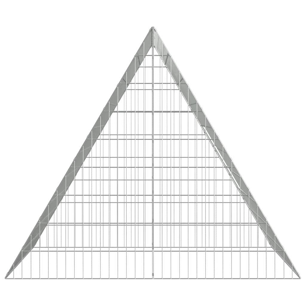 vidaXL Κλουβί για κότες Ασημί 110 x 100 x 85 εκ. Επικαλυμμένος Χάλυβας