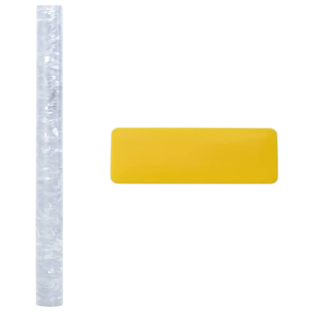 vidaXL Στατική Μεμβράνη Παράθυρου Μοτίβο Λουλουδιών 60 x 500 cm PVC