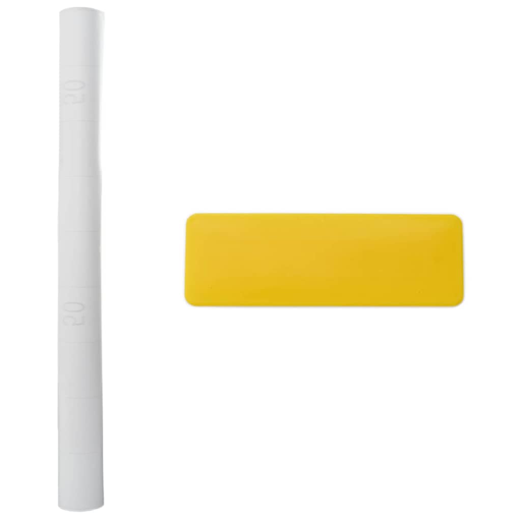 vidaXL Αυτοκόλλητη Μεμβράνη Παράθυρου Λευκό με Θολό Εφέ 60 x 500 cm