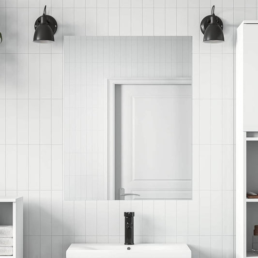 vidaXL Αυτοκολλητική μεμβράνη καθρέφτη 45 x 100 εκ 2 τεμ. Ασημί PET