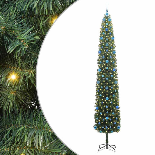 vidaXL Τεχνητό Χριστουγεννιάτικο Δέντρο με 300 LED Πράσινο 270 cm