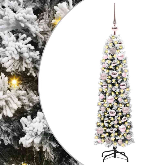 vidaXL Τεχνητό Χριστουγεννιάτικο Δέντρο με 150 LED Πράσινο 120 cm