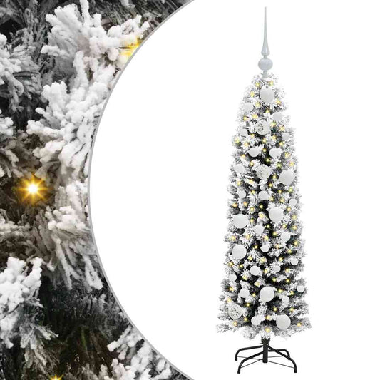 vidaXL Τεχνητό Χριστουγεννιάτικο Δέντρο με 150 LED Πράσινο 120 cm