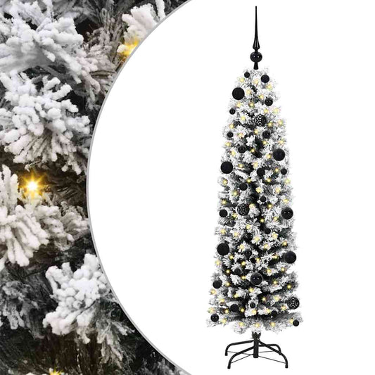 vidaXL Τεχνητό Χριστουγεννιάτικο Δέντρο με 150 LED Πράσινο 150 cm