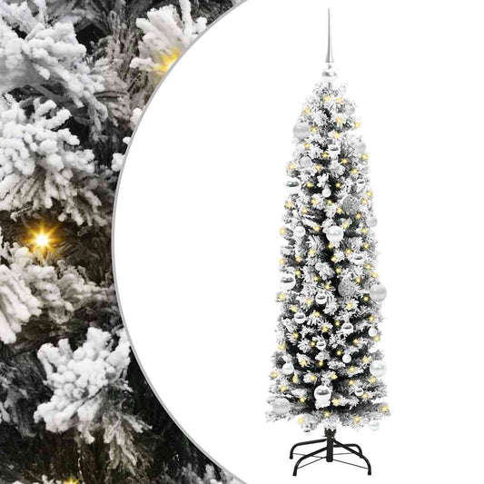 vidaXL Τεχνητό Χριστουγεννιάτικο Δέντρο με 150 LED Πράσινο 150 cm