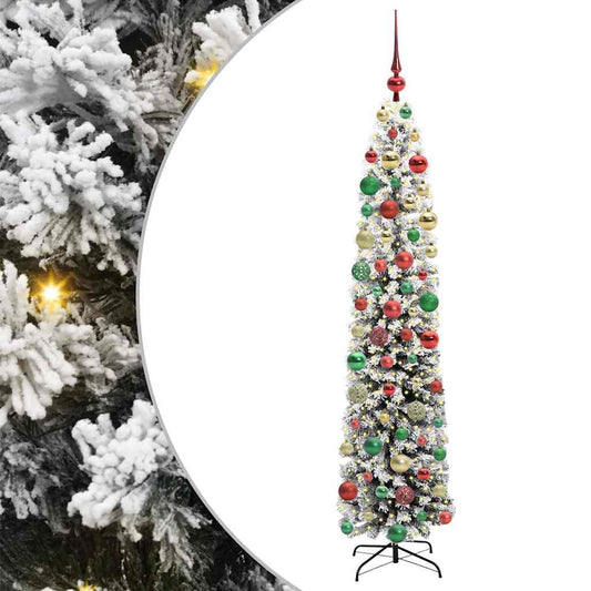 vidaXL Τεχνητό Χριστουγεννιάτικο Δέντρο με 300 LED Πράσινο 180 cm