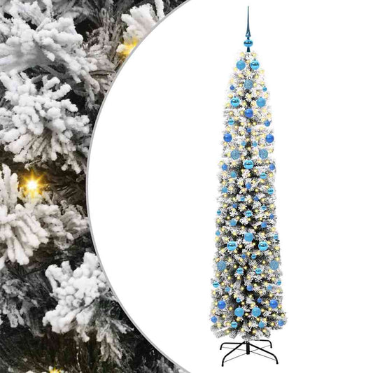 vidaXL Τεχνητό Χριστουγεννιάτικο Δέντρο με 300 LED Πράσινο 210 cm