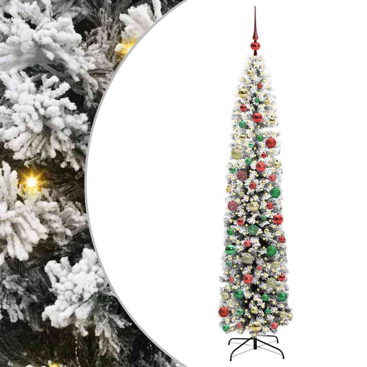 vidaXL Τεχνητό Χριστουγεννιάτικο Δέντρο με 300 LED Πράσινο 210 cm