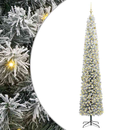 vidaXL Τεχνητό Χριστουγεννιάτικο Δέντρο με 300 LED Πράσινο 270 cm