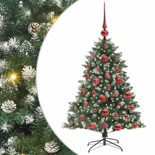 vidaXL Τεχνητό Χριστουγεννιάτικο Δέντρο με 150 LED Πράσινο 120 cm