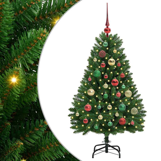 vidaXL Τεχνητό Χριστουγεννιάτικο Δέντρο 120 cm 150 LED Θερμό λευκό