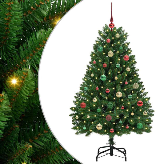 vidaXL Τεχνητό Χριστουγεννιάτικο Δέντρο 150 cm 150 LED Θερμό λευκό