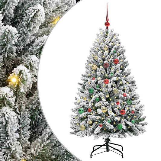 vidaXL Τεχνητό Χριστουγεννιάτικο Δέντρο 150 cm 150 LED Θερμό λευκό