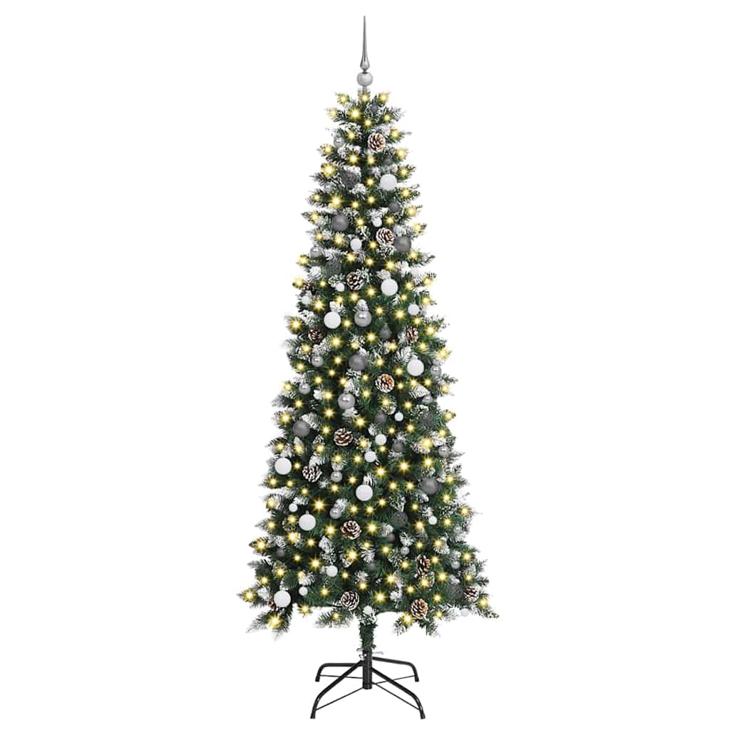 vidaXL Τεχνητό Χριστουγεννιάτικο Δέντρο με 300 LED Πράσινο 240 cm