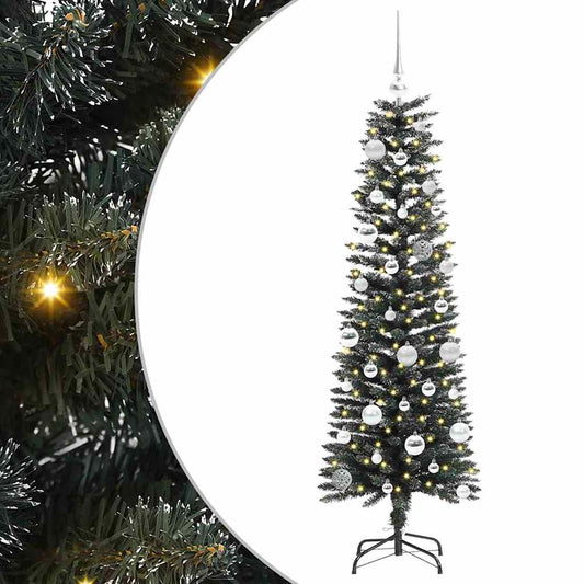 vidaXL Τεχνητό Χριστουγεννιάτικο Δέντρο με 150 LED Πράσινο 150 cm